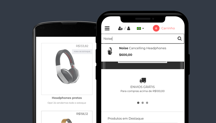 Layout Minimal: os produtos em primeiro lugar Layout Minimal: os produtos em primeiro lugar